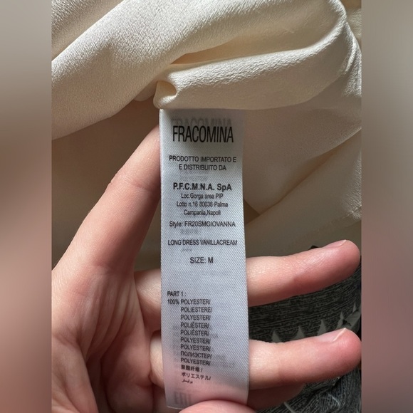 FRACOMINA SMGIOVANNA VanillaCream Dress – NWT, Size M - Picture 6 of 8